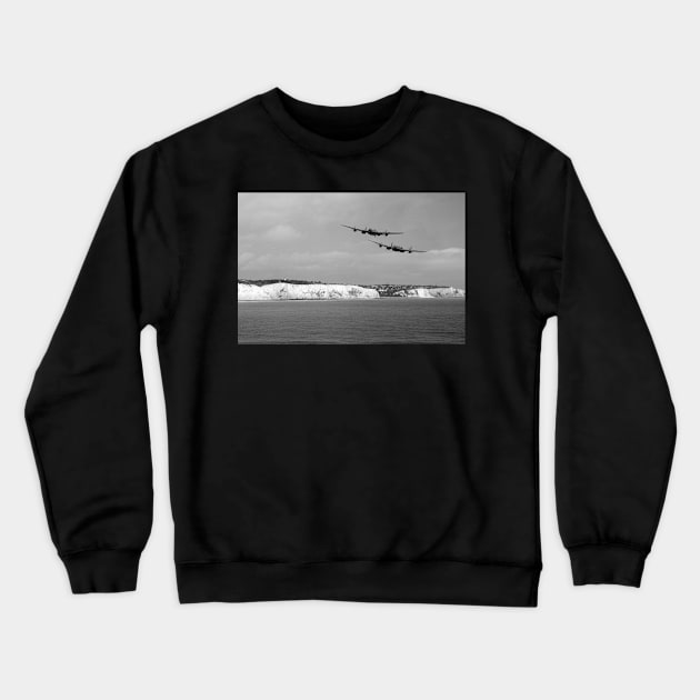 Birds Over The Cliffs Crewneck Sweatshirt by aviationart